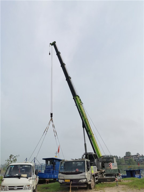 耀州区桥梁建设吊装案例